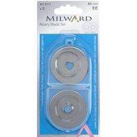 Milward R/BLADE SET 45MM - Rotary Blade Set: 45mm Diameter: 2 Pieces