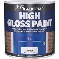 Blackfriar Gloss Paint Brilliant White 250ml - BF0900001F1 - High Gloss Finish