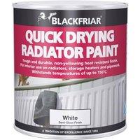 Blackfriar Quick Dry Radiator Paint White 250ml - BF0620001F1