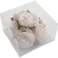 Occasions -- Bulk ROSE BOX - Flower: Rose Head: Polyfoam: Pack of 6: Pink