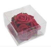 Occasions -- Bulk ROSE BOX - Flower: Rose Head: Polyfoam: Pack of 6: Red