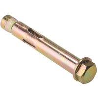 Forgefix Sleeve Anchor Fixing Hex Bolt M10 X 97Mm Bag 10 in Gold