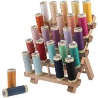 Milward SPOOL HOLDER BEECH - Spool Holder: 25 Spools: Beech Wood in Natural