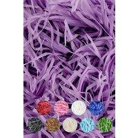 Neel Blue Shredded Tissue Paper, Decorative Gift Packaging Hamper Filler - 500g in Lilac
