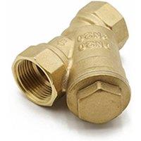 McAlpine In Line Y-Strainer F x F 3/4 in Gold