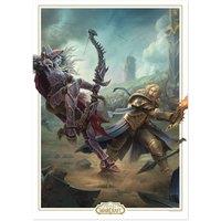 World of Warcraft Limited Edition Sylvanas vs Anduin Wrynn A3 Art Print
