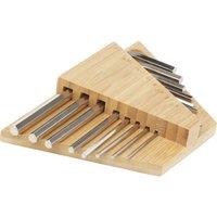 STAC Allen Bamboo Hex Key Set (Pack of 8) in Natural