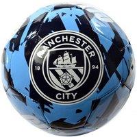 Manchester City FC Graffiti Football in Mid Blue