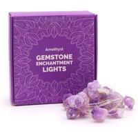 KDMD Amethyst Crystal Enchantment LED String Lights for Cozy Ambiance in Purple