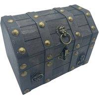 KDMD Large Grey Treasure Chest Spacious Storage & Elegant Decor