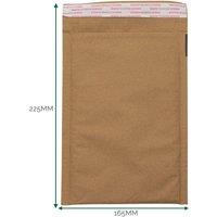 KDMD Kraft Honeycomb Padded Mailer Envelope 165 by 225 40mm Gusset in Brown