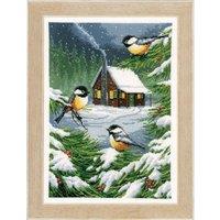 Vervaco WINTER SCENE - Counted Cross Stitch Kit: Winter Scene