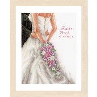 Vervaco W/REC WEDDING COUPLE - Counted Cross Stitch Kit: Wedding Couple