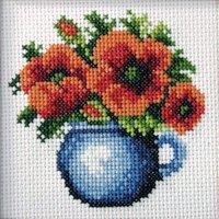 Orchidea POPPIES - Cross Stitch Kit: Poppies