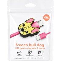 BluCore 4ft USB-A to USB-C Charging Cable in Pink