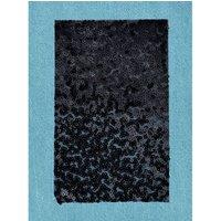Marbet Denim Patches: with Sequins: Iron-on: 20 x 15cm: Light Blue & Black | Size: 20 x 15 cm