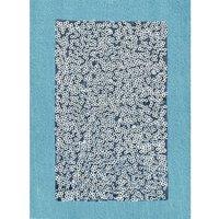 Marbet Denim Patches: with Sequins: Iron-on: 20 x 15cm: Light Blue & Silver | Size: 20 x 15 cm