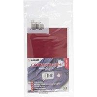 Marbet S/A REPAIR FABRIC - Repair Fabric: Self-Adhesive: 16 x 10cm: Wine | Size: 16 x 10 cm