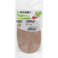 Marbet Mini Patches: Iron-On: Microfiber Suede: 13 x 8.5cm: Cappuccino | Size: 13 x 8.5 cm