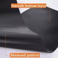 NESTLUNE Bulk Roll Waterproof Drawer Shelf Liner Mat 60cm x 600cm in Black | Size: 1000mm 2000mm