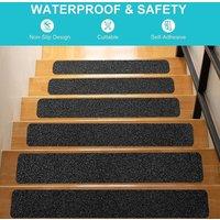 NESTLUNE Anti Slip Tape Black Non Slip High Grip Adhesive Safety Flooring | Size: 10000mm x 520mm