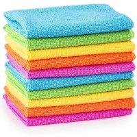 FLAVORA 30 x Microfiber Cloths- Polish Dish Drying Towel Rags | Size: 0.6m2