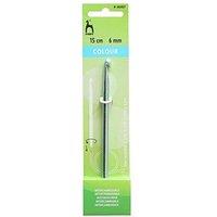 Pony CL C/HK AL 15CMX6.00 - Crochet Hook: Interchangeable: Mid Blue: 15cm x 6.00mm