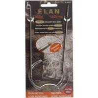 Pony S/S CIR KP 80CMX3.25 - Knitting Pins: Circular: Fixed: Stainless Steel: Elan: 80cm x 3.25mm