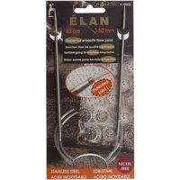 Pony S/S CIR KP 80CMX3.50 - Knitting Pins: Circular: Fixed: Stainless Steel: Elan: 80cm x 3.50mm