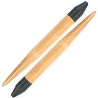 Pony BAMB I/CIRC SHK 10.0 - Knitting Pin Tips: Interchangeable: Bamboo: 10.5cm x 10.00mm in Black