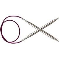 KnitPro Nova Metal: Knitting Pins: Circular: Fixed: 150cm x 2.25mm in Silver