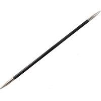 KnitPro Karbonz: Knitting Pins: Double-Ended: Set of Five: 15cm x 3.50mm in Black