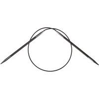 KnitPro Karbonz: Knitting Pins: Circular: Fixed: 40cm x 3.25mm in Black