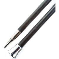 KnitPro Karbonz: Knitting Pins: Single-Ended: 35cm x 4.50mm in Black