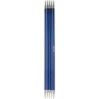 KnitPro ZING DP 20X4 - Zing: Knitting Pins: Double-Ended: Set of Five: 20cm x 4.00mm in White