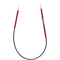 KnitPro ZING F/CIRC 25X2.5 - Zing: Knitting Pins: Circular: Fixed: 25cm x 2.50mm in Pink