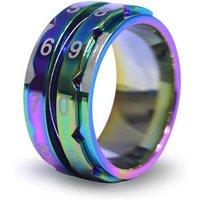 KnitPro R/BOW R/COUNT SIZE 12 - Row Counter: Rainbow: Ring Size 12