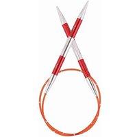 KnitPro Smart Stix: Knitting Pins: Circular: Fixed: Red: 40cm x 3.25mm in Red
