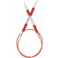 KnitPro Smart Stix: Knitting Pins: Circular: Fixed: Red: 40cm x 3.75mm in Red