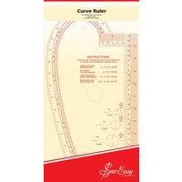 Sew Easy SE CURVED RULER - Rule: Curved: 13.875 x 7.375in