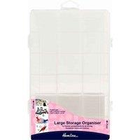 Hemline HL STORAGE BOX LARGE - Plastic Storage Box - Large in White