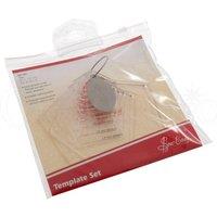 Sew Easy Template Set: Patchwork: Mini Pentagons: 8 Sizes: 0.75 - 3in