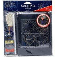 Sew Easy MINI TOTE BAG KIT - Sashiko: Tote Bag Kit in Blue
