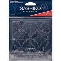 Sew Easy Sashiko: Template: 4in: Shippou (Seven Treasures)