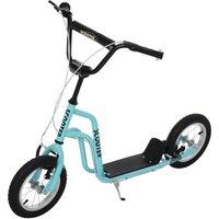 VOGREX Blue Adjustable Kids Kick Scooter 75-80cm Inflatable Wheels