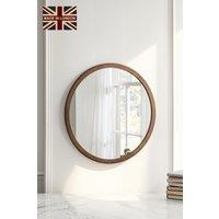 Yearn Mirrors Round wall mirror Bronze 70cm in Brown