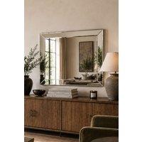 Yearn Mirrors Contemporary Angled Wall Mirror 90x60cm in Clear | Size: 90x60 cm