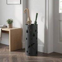 STILVORA Umbrella Stand for 6 Umbrellas in Grey