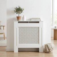 STILVORA Radiator Cover with Top Shelf White