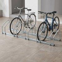 STILVORA 5 Bike Stand Floor or Wall Mounted in Silver